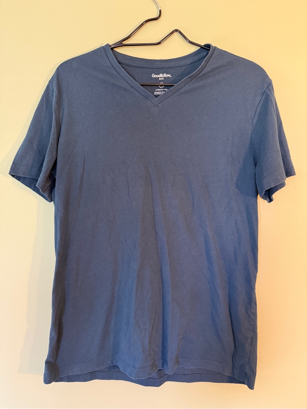 Goodfellow & Co Blue V-Neck Short Sleeve Tee